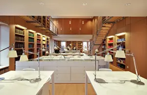 Bookcases: Robert Badinter Library, Tribunal de Paris, Paris, France