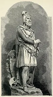 Stirlingshire: Robert the Bruce - statue at Stirling Castle