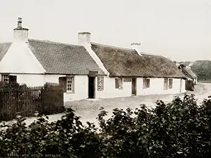 Thatch: Robert Burns cottage, Ayr, Scotland