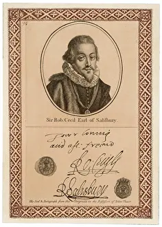Cranborne: ROBERT CECIL/& AUTOGRAPH
