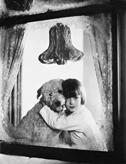 Coogan: Robert Coogan with dog