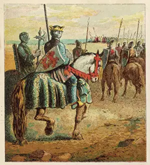 1095: Robert, Duke of Normandy heads off on the First Crusade