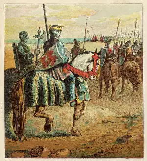 1095: Robert, Duke of Normandy heads off on the First Crusade