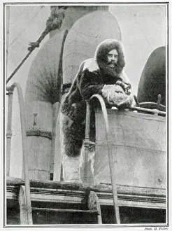 Peary: Robert E. Peary on the Roosevelt, 1909