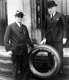 Sears: Robert E. Wood (left), Julius Rosenwald ?