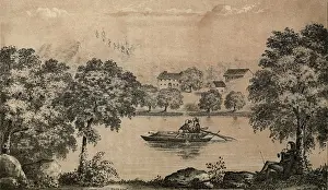Fultons: Robert Fulton's first experiment with paddle-wheels ?