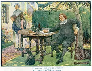 Herrick: Robert Herrick in his Devonshire home