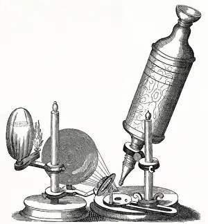 Hookes: Robert Hooke - Microscope