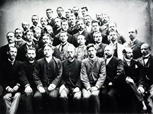 Microbiologist: Robert Koch with Post Graduate Class in Bacteriology, 1891