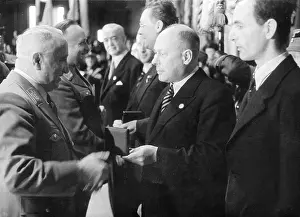 Recipients: Robert Ley awards decorations, 1944