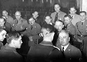 Vogelsang: Robert Ley with NSDAP leaders, Berlin, Germany