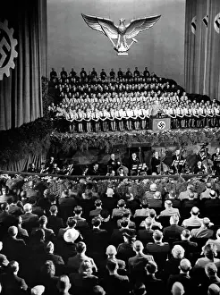 Kroll: Robert Ley at the opening of the Kriegsberufswettkampf of