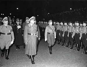 Frick: Robert Ley and Rudolf Hess in Hamburg, 1937