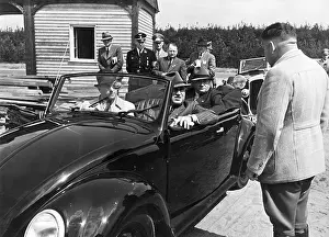 Volkswagen: Robert Ley on a sightseeing tour, 1938