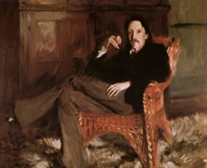Sargent: Robert Louis Stevenson, by Singer Sargent