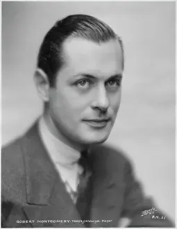 Goldwyn Mayer: Robert Montgomery - Actor - Celebrity