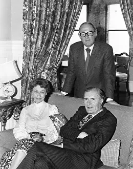 Levan: Robert Robinson with Lord & Lady St Levan, Cornwall
