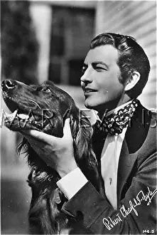 Spangler: ROBERT TAYLOR/WITH DOG