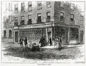 Draper: Robert Waithman's shop, London