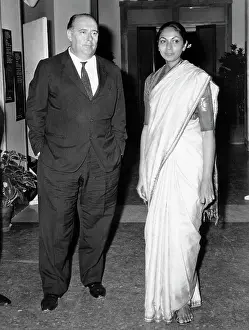 Gupta: Roberto Rossellini and Sonalis Das Gupta, in Rome
