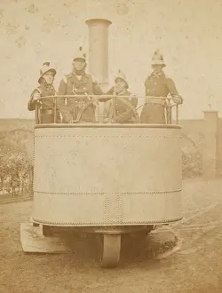 London Fire Brigade: Roberts self-propelling steam fire engine