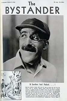 Jardine: Robertson Hare, actor, character portrait in glasses and cap