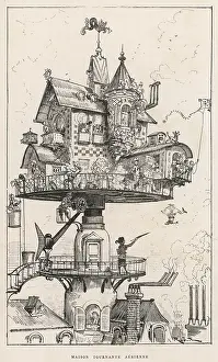 Fantastical: Robida's rotating house