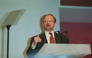 Minist: Robin Cook At Podium