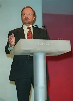 Minist: Robin Cook At Podium