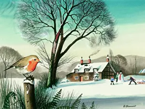 Snowmen: Robin in the Snow