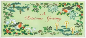 Lynes: Robins and A Christmas Greeting