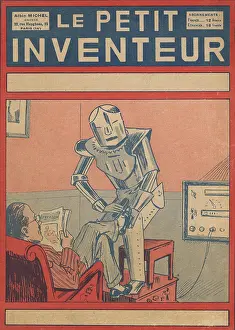 Robots: Robot servant polishing shoes