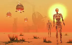Probes: Robots being used to mine and terraform a hostile planet