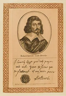 1643: ROBT. GREVILE BROOKE