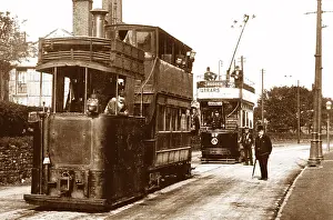 Rochdale: Rochdale steam and electric trams early 1900s