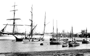 Strood: Rochester, the Castle and Cathedral from Strood 1894