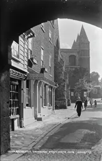 Rochester: Rochester Cathedral from North Gate