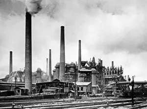 Saarland: Rochling works in Volklingen, 1927
