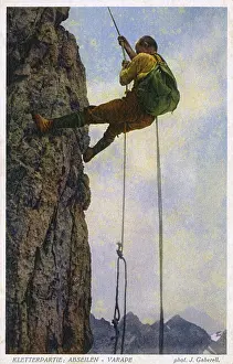 Abseiling: Rock climbing - Abseiling - Switzerland