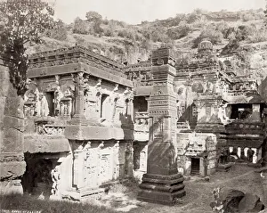 Ellora: Rock cut caves at Ellora, India