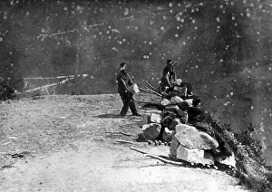 Tirol: Rock fall in South Tirol, 1915