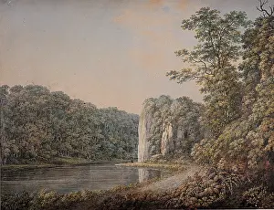 Oben: Rock of Fennor on the River Boyne