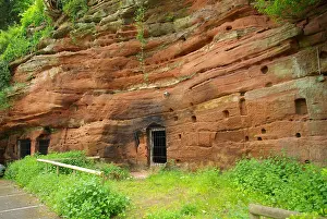 Hewn: Rock house at Wolverley, Worcestershire