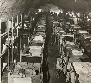 Tiers: Rock shelters at Malta protect the population