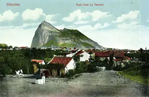 Gibraltar: Rock viewed from La Pedrera, Gibraltar