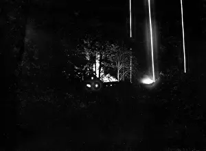 Flares: Rocket flares illuminate Russian emplacements, 1915