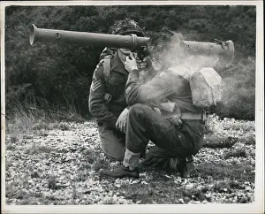 Destructive: Rocket launcher demonstrated, Small Arms School, Hythe