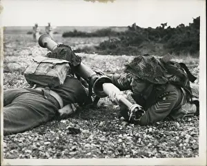 Destructive: Rocket launcher demonstrated, Small Arms School, Hythe