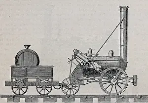 Instituto: Rocket steam engine designed by Stephenson, founder