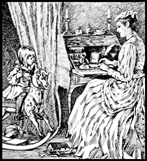 Mama: Rocking Horse, 1888